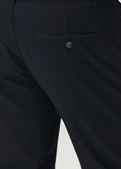 Beymen Club Navy Blue Twill Chino Trousers - 5