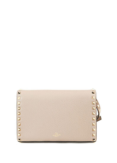 Valentino Garavani Rockstud Small Pudra Kadın Deri Çanta - 4