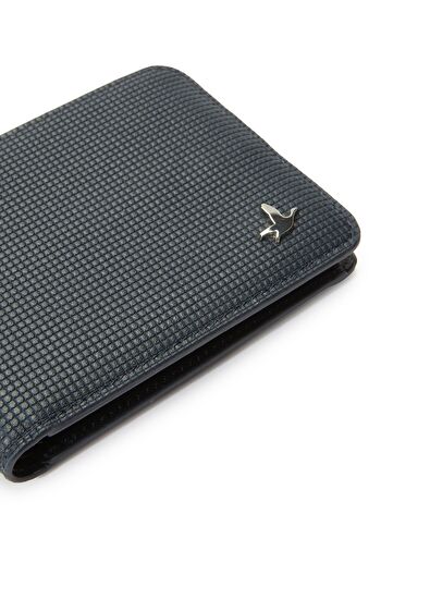 Beymen Club Navy Blue Leather Wallet - 5