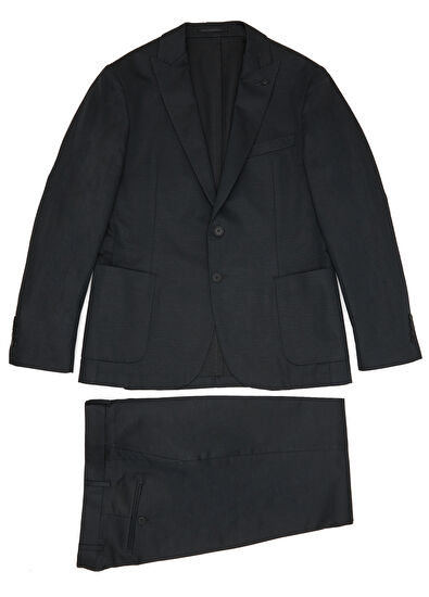 Beymen Club Siyah Glossy Takım Elbise - 11