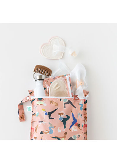 Bumkins Yoga Pals Unisex Baby Wet Dirty Bag - 5