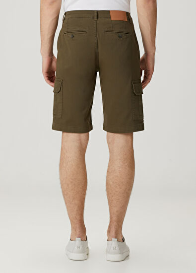 Beymen Club Khaki Cargo Shorts - 3