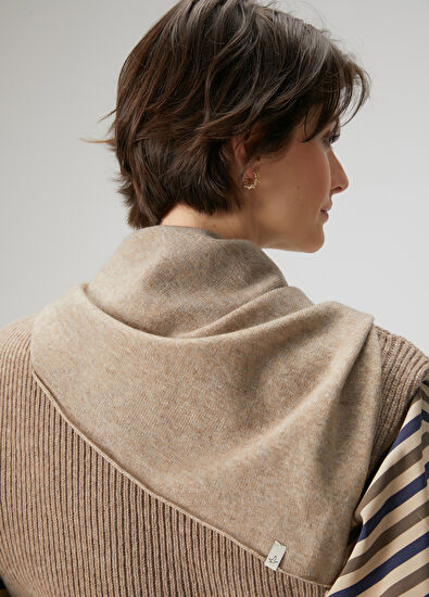 Beymen Club Mink Cashmere Blend Women's Shawl - 5