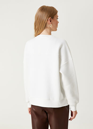 Beymen Club Kırık Beyaz Sweatshirt - 6