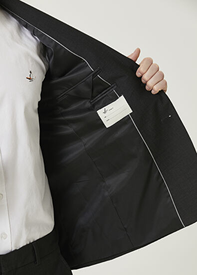 Beymen Club Anthracite Wool Suit - 9