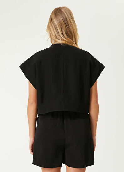 Beymen Club Black Crepe Shirt - 6