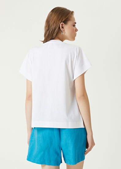 Beymen Club Kırık Beyaz Basic T-shirt - 6