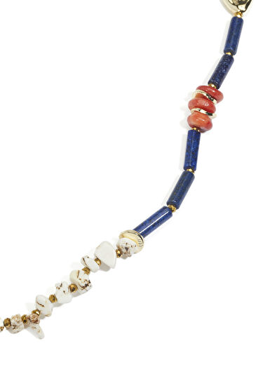 Beymen Club Çok Renkli İnci ve Doğal Taş Karışımı Kadın Kolye - 5