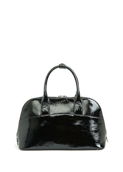 Beymen Club Small Siyah Kadın Rugan El Çantası - 4