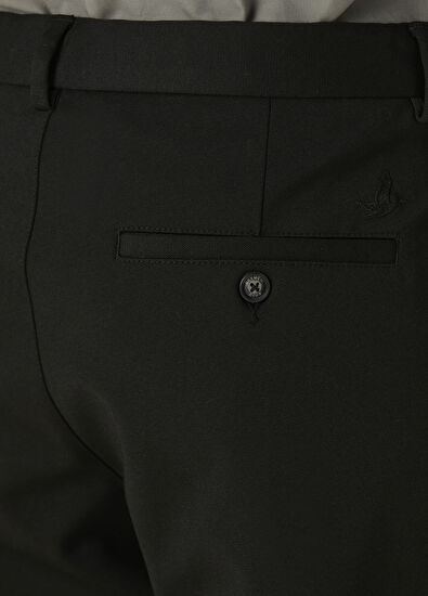 Beymen Club Siyah Beli Kordonlu Örme Chino Pantolon - 5