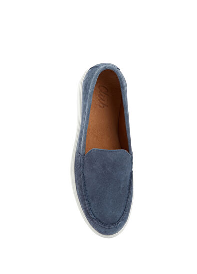 Beymen Club Blue Women's Suede Loafer - 4