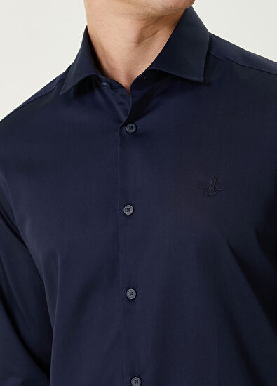 Beymen Club Comfort Fit Lacivert Gömlek - 4