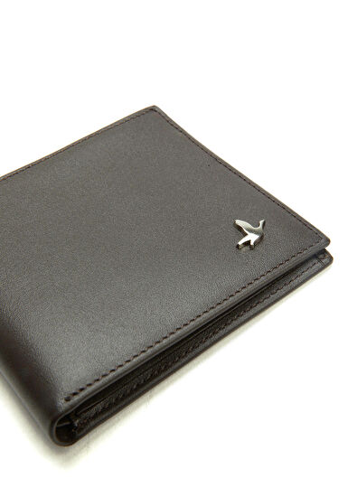 Beymen Club Brown Men's Napa Leather Wallet - 5
