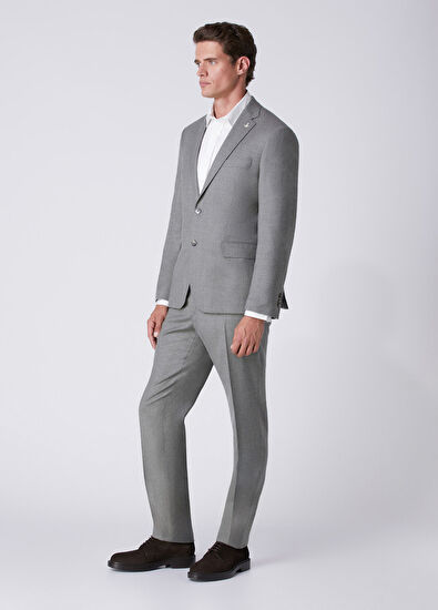 Beymen Club Drop 6 Light Flannel Yün Takım Elbise - 6