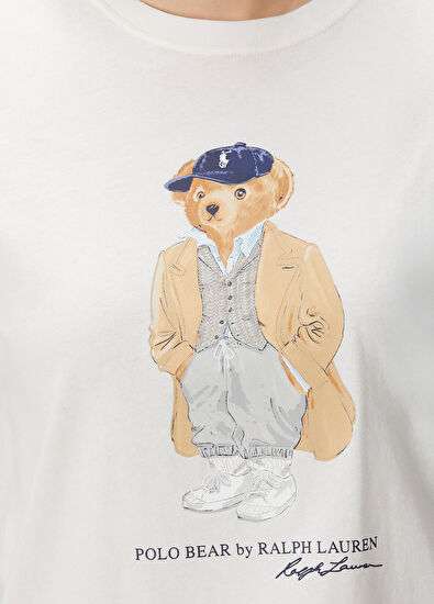Polo Bear Beyaz T-shirt - Görsel 7