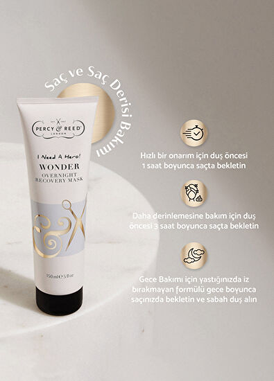 Percy & Reed I Need A Hero! Wonder Onarıcı Gece Bakım Saç Maskesi 50 ml - 3