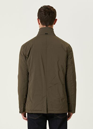 Beymen Club Khaki Jacket with Inner Collar Detail - 5