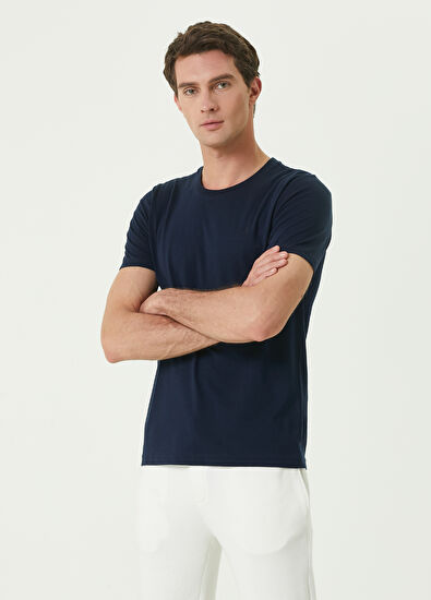 Beymen Club Lacivert Basic T-shirt - 3