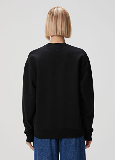 Ami Paris Black Logo Sweatshirt - 4