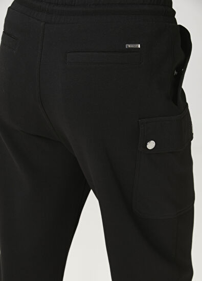 Michael Kors Siyah Beli Kordonlu Kargo Eşofman Altı - 5