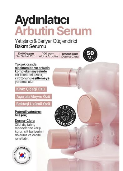 Elensilia Radiance Alpha Arbutin Ampoule Brightening Firming Skin Serum 50 ml - 4