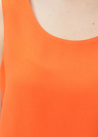 Beymen Club Turuncu Krep Bluz - 5