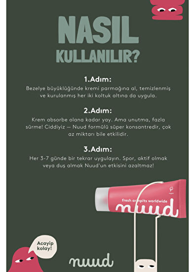 Nuud Starter Pack Natural Deodorant Cream 15 ml - 7