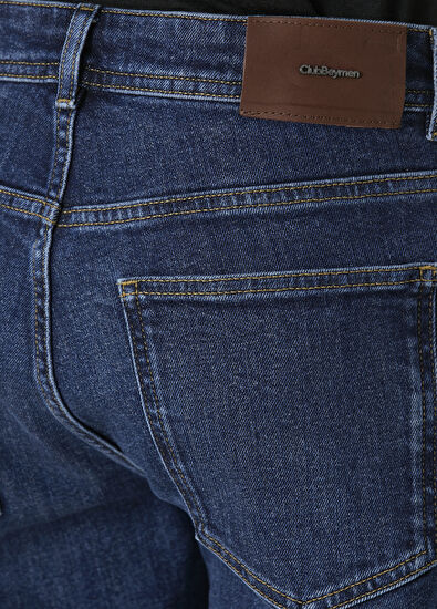 Beymen Club Blue Washed Slim Fit Jean Pants - 5