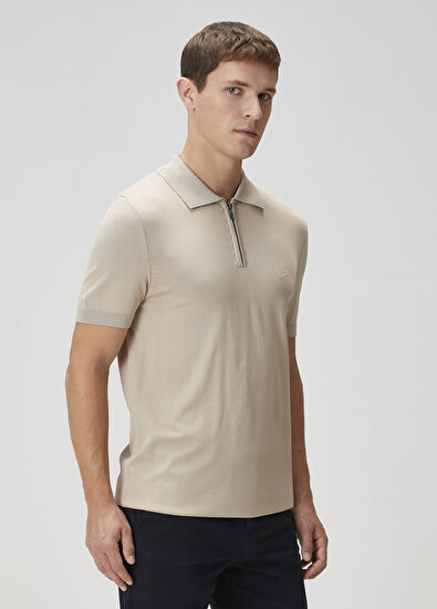 Beymen Club Vizon Polo Yaka Kısa Kollu Triko - 3