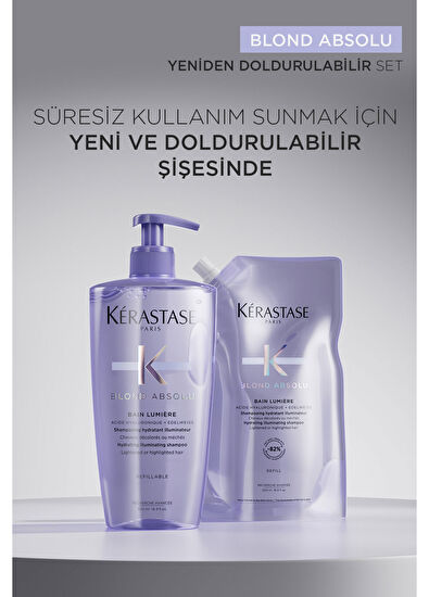 Kerastase Blond Absolu Bain Lumiere Parlaklık Veren Refill Şampuan 500 ml - 5