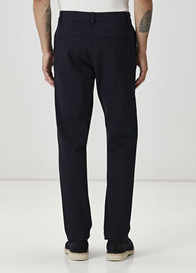 Beymen Club Slim Fit Lacivert Örme Chino Pantolon - 3
