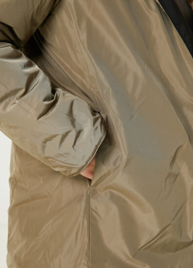 Beymen Club Siyah Çift Taraflı Mont - 5