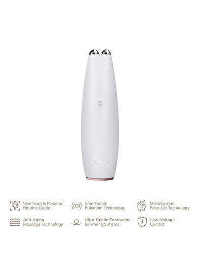 Geske MicroCurrent Face-Lift Pen Beyaz Titreşimli Mikro Akım Yüz Sıkılaştırıcı Akıllı Kalem - 6