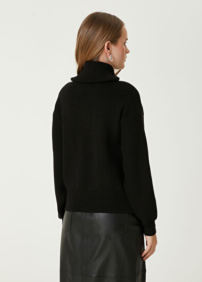 Beymen Club Siyah Ribli Crop Kazak - 6