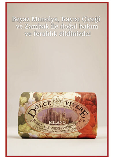Nesti Dante Dolce Vivere Milano Vegan Cilt Bakım Sabunu 250 gr - 5