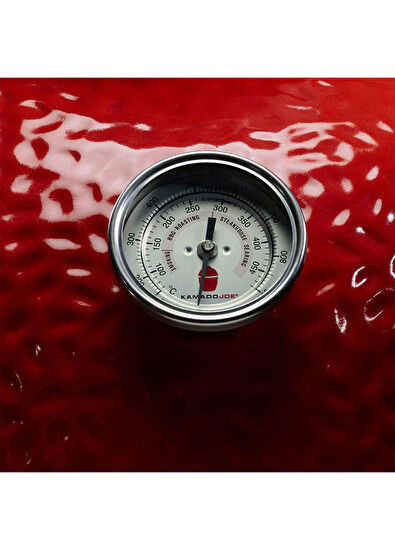 Kamado Joe Big Joe I Kırmızı Seramik Kömürlü Barbekü - 5