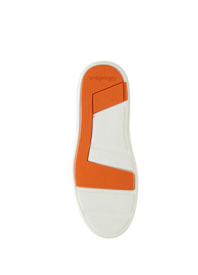 Siyah Kadın Deri Sneaker - Görsel 7