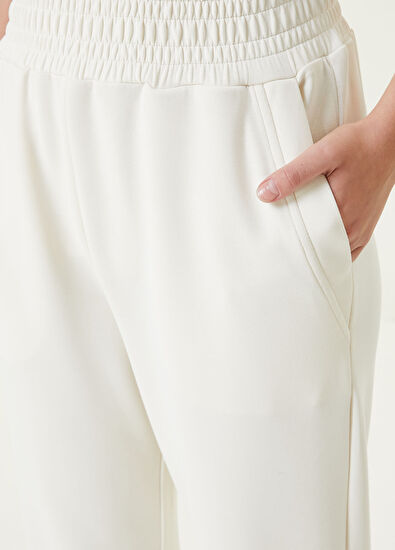 Beymen Club Beyaz Jogger Eşofman Altı - 4