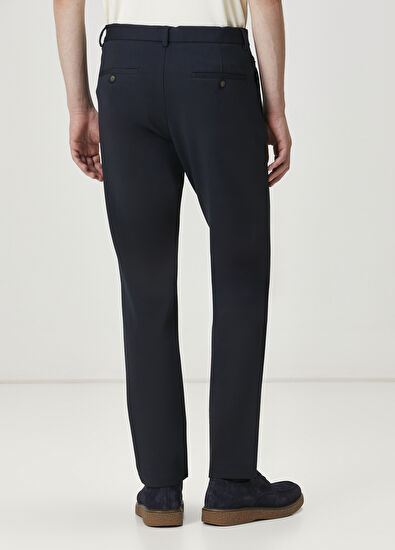 Beymen Club Lacivert Beli Kordonlu Örme Chino Pantolon - 3