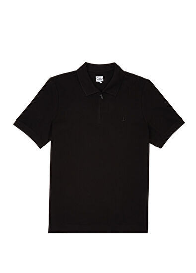 Beymen Club Black Interlock Piqué Polo Shirt - 5