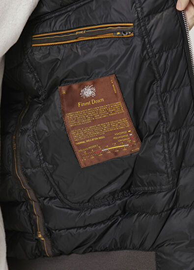 Moorer Siyah Kapüşonlu Mont - 6