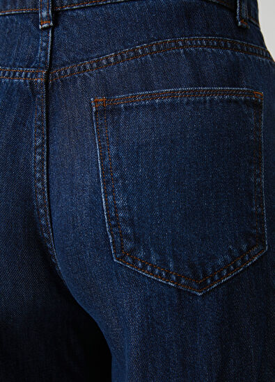 Beymen Club Indigo Palazzo Jean Pantolon - 7