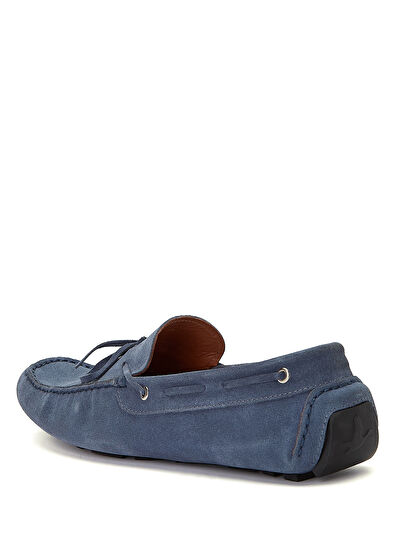 Beymen Club Blue Laces Men's Suede Driver - 3