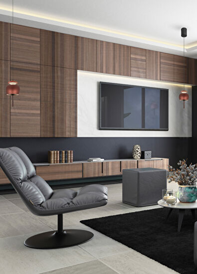 Bakara Collection Roller Süspansi̇yonlu Turuncu Sarkit Avize - 3