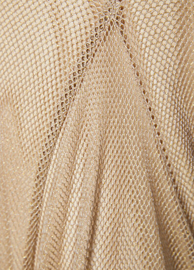 Beymen Club Gold Midi File Abiye Etek - 5