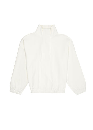 Beymen Club Kırık Beyaz Yarım Fermuarlı Sweatshirt - 7