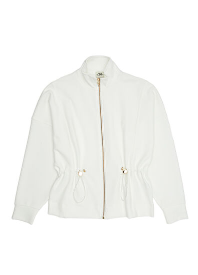 Beymen Club Kırık Beyaz Modal Sweatshirt - 7