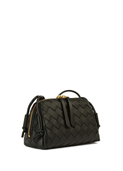 Siyah Kadın Deri Çanta - Görsel 4