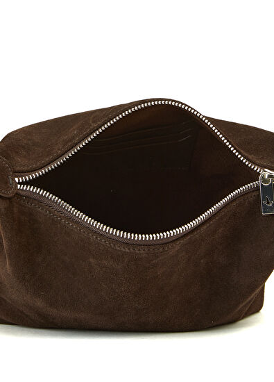 Beymen Club Kahverengi Kadın Süet Omuz Çantası - 5