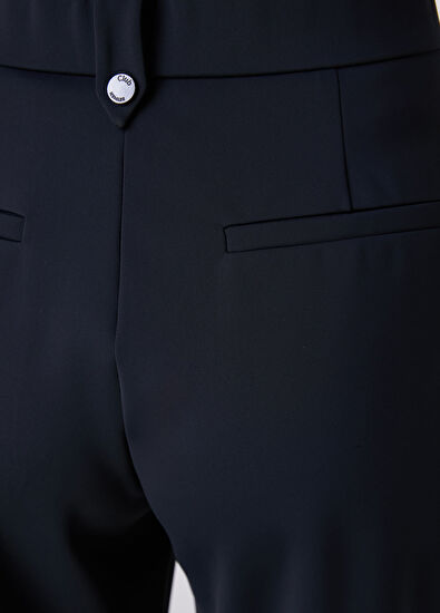 Beymen Club Lacivert Apoletli Pita Scuba Jogger Pantolon - 7